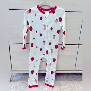 NWOT KYTE BABY strawberry zipper onesie